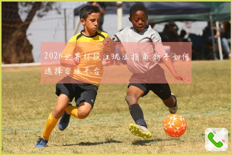 2026世界杯投注玩法指南 新手如何选择合适平台