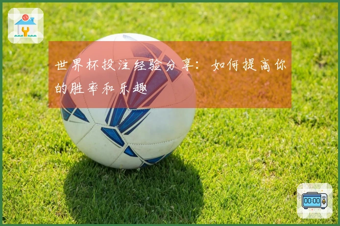 世界杯投注经验分享：如何提高你的胜率和乐趣